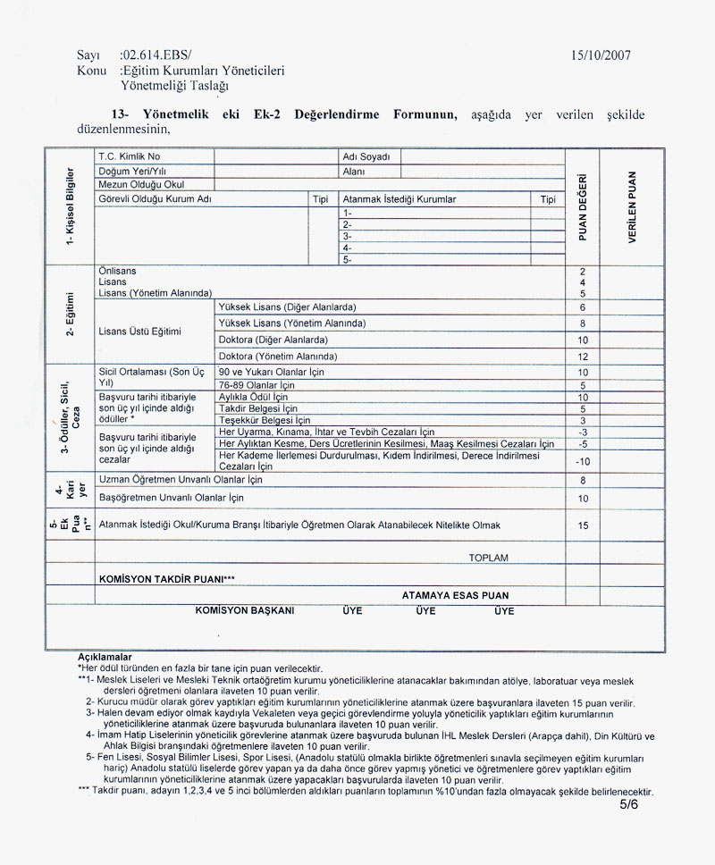 'Takdir Puanı' İsteyen Öğretmen Sendikası - Memurlar.Net