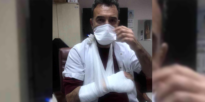 Doktoru ve sağlık çalışanını darp eden zanlı gözaltına alındı