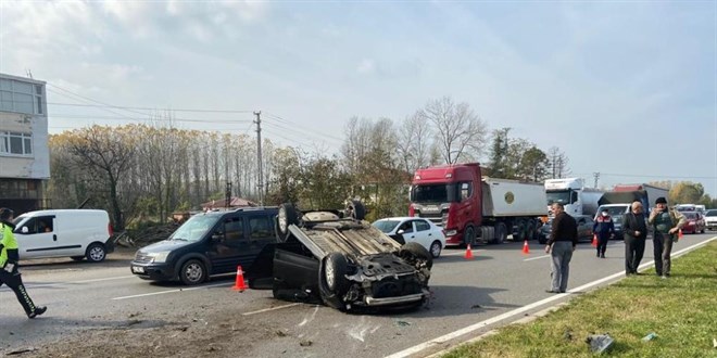 Samsun'da feci kazada 1 beki hayatn kaybetti