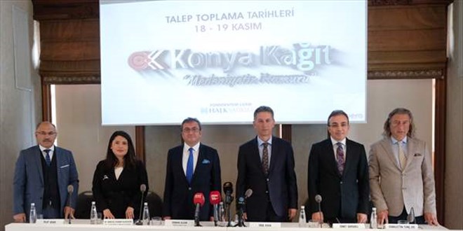 Türkiye kağıt üretiminin yüzde 25'ini karşılayan Konya Kağıt halka açılıyor