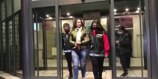 'Hanımağa' lakaplı eski polis ile bir kişi tutuklandı