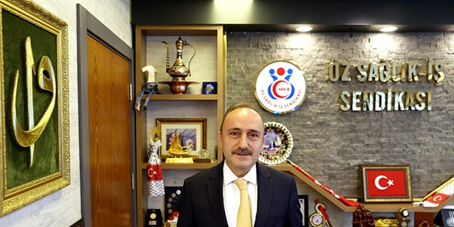Öz Sağlık İş Sendikası Genel Başkanlığına Devlet Sert yeniden seçildi