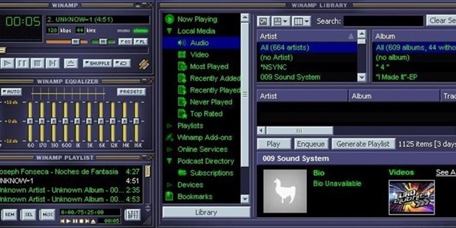 Medya oynatcs Winamp, yeni tasarmyla geri dnyor