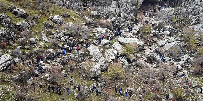 Terörden arındırılan Lice kırsalında doğa yürüyüşü yapıldı
