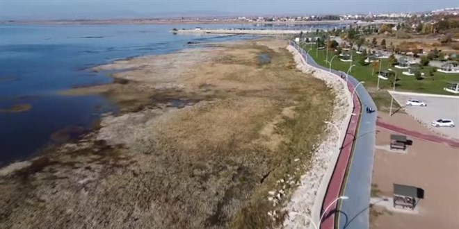 Beyşehir Gölü'nde su seviyesi beklentinin altında kaldı