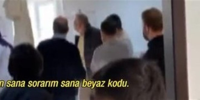 İyi Partili Başkan sağlık personelini tehdit etti: Ben sana sorarım o beyaz kodu