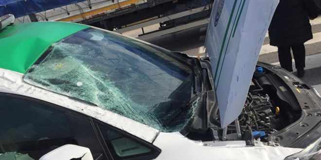 HAYDİ ekib kaza yaptı: 2'si polis 3 yaralı