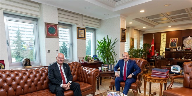 ATO heyeti, Bakan Bilgin'i ziyaret etti