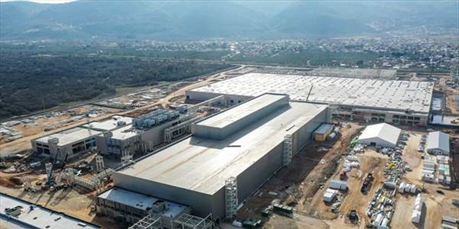 Togg'un Gemlik'teki üretim tesisinde çalışmalar hızla sürüyor