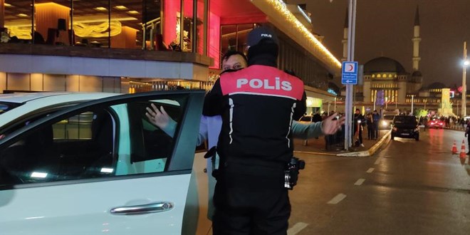İstanbul'da yılbaşına 1 gün kala huzur uygulaması