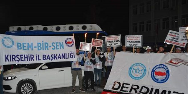 Memur-Sen, yeni yıla Kırşehir Belediyesinde işten çıkarılan sözleşmeli memurlarla girdi