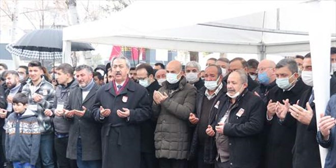 Batman'da şehit bekçi Abdulrezzak Kanat için tören yapıldı