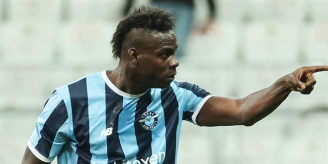 Adana Demirspor'da Balotelli koronavirse yakaland