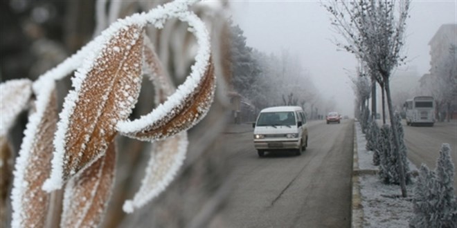 Dou Anadolu'da 4 il iin , buzlanma ve don uyars yapld