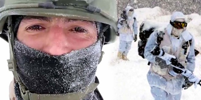 Mehmetçik eksi 25 derecede vatan nöbetinde