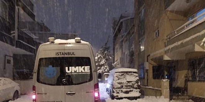 İstanbul'un farklı noktalarında UMKE ekipleri görevlendirildi