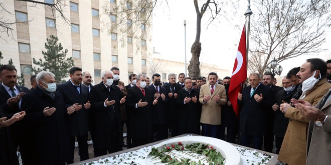BBP Kurucu Genel Başkanı Yazıcıoğlu, partisinin kuruluş yıl dönümünde anıldı
