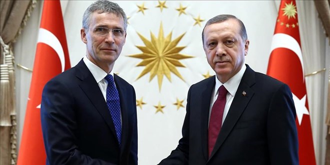 Erdoan, NATO Genel Sekreteri Stoltenberg ile grt