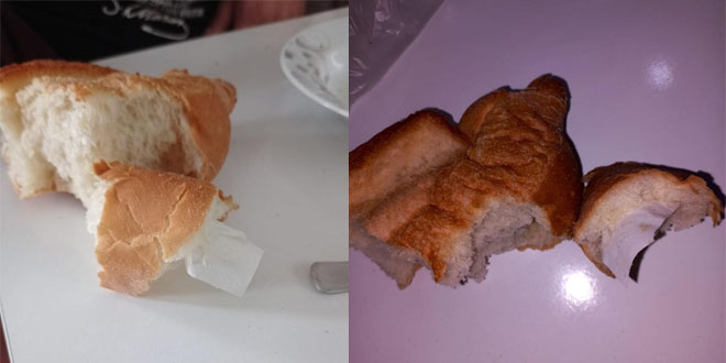 Ekmeğin içinden kağıt çıktı, neye uğradığını şaşırdı