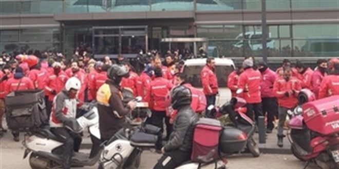 Motorlu kuryelerin protestosu 10. gününde sürüyor
