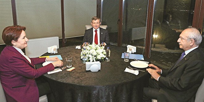 Altı muhalefet partisi bugün toplanacak