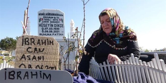 Oğlunun öldürülmesine tanık olan anneden, mezar başında tahliye sitemi