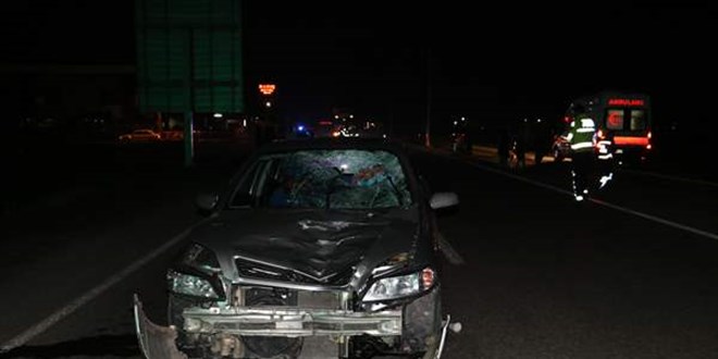 Manisa'da otomobilin çarptığı yaya hayatını kaybetti