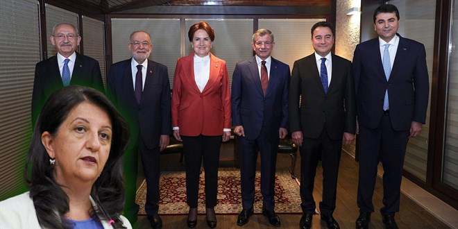 Pervin Buldan'dan 6'lı toplantıya kavgada söylenmeyecek sözler: HDP'nin yarısı etmezler
