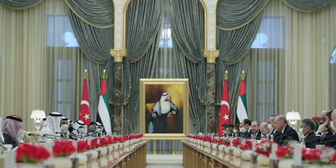 Türkiye-BAE arasında çeşitli alanlarda 12 anlaşma imzalandı