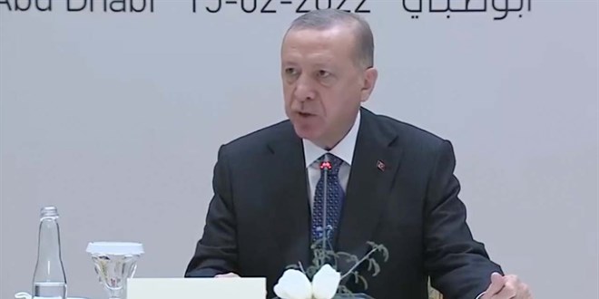 Erdoğan, Birleşik Arap Emirlikleri'nde iş insanlarıyla buluştu