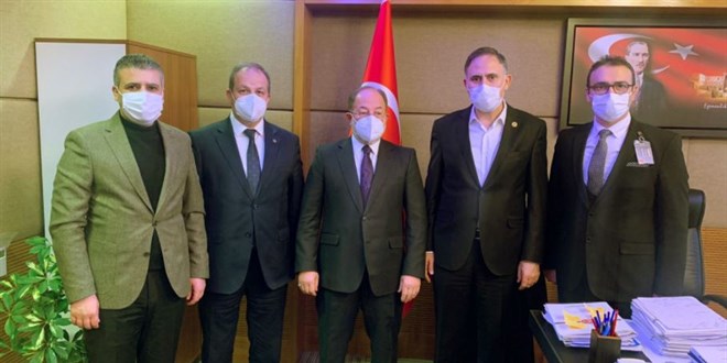 Sağlık-Sen'den Sağlık Komisyonu Başkanı Akdağ'a 'ücret düzenlemesi' ziyareti