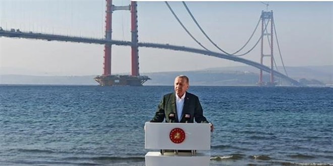 Erdoan'dan 1915 anakkale Kprs'ne ilikin paylam