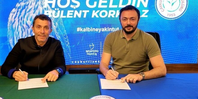 Çaykur Rizespor, Bülent Korkmaz ile sözleşme imzaladı