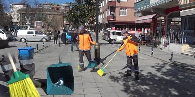 Temizlik görevlilerinin maske şikayeti