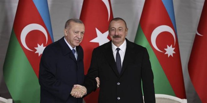 Cumhurbaşkanı Erdoğan Aliyev'le görüştü