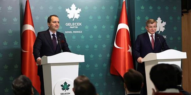 Yeniden Refah Partisi Genel Başkanı Erbakan, Davutoğlu'nu ziyaret etti