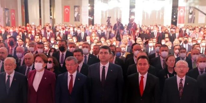 6 muhalefet partisi genel başkanı ortak mutabakat metni imzaladı