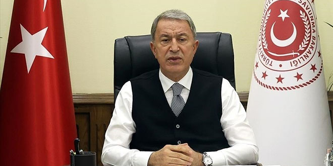 Bakan Akar: Bir an nce atekesin ilanndan yanayz