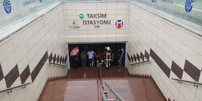 Taksim metro istasyonu yarın saat 13.00'ten itibaren kapatılacak