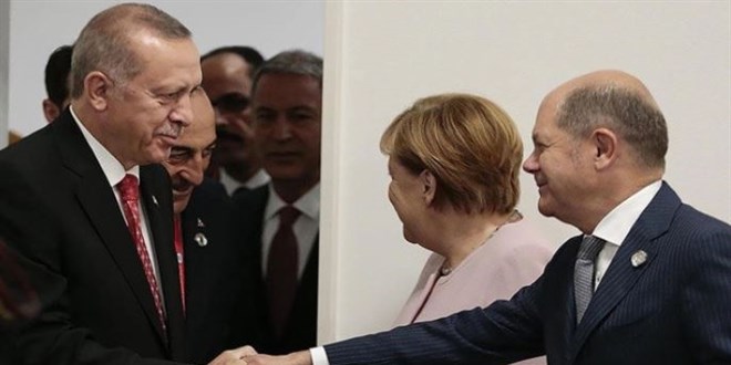 Erdoğan bugün Almanya Başbakanı Scholz'u ağırlayacak