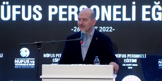İçişleri Bakanı Soylu 'Nüfus Personeli Eğitim Programı'na katıldı