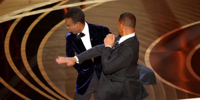 Oscar dlleri treninde sunucuyu tokatlayan Will Smith'e Akademi'den knama