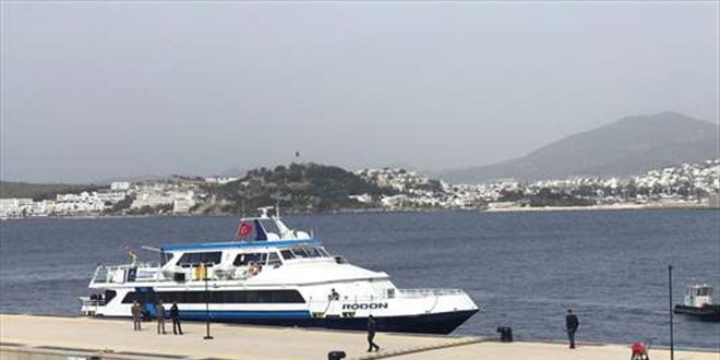 Salgın süresince durdurulan Kos-Bodrum feribot seferleri yeniden başladı