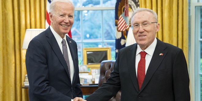 Washington Büyükelçisi, Biden tarafından Beyaz Saray'da kabul edildi