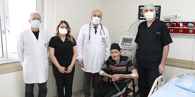 Hastanenin tek koronavirüs hastası taburcu edilmeyi bekliyor