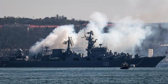 Rusya açıkladı: Moskova kruvazörü battı