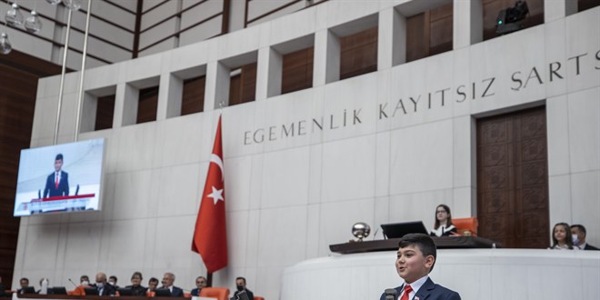 TBMM Genel Kurulu 23 Nisan Çocuk Özel Oturumu