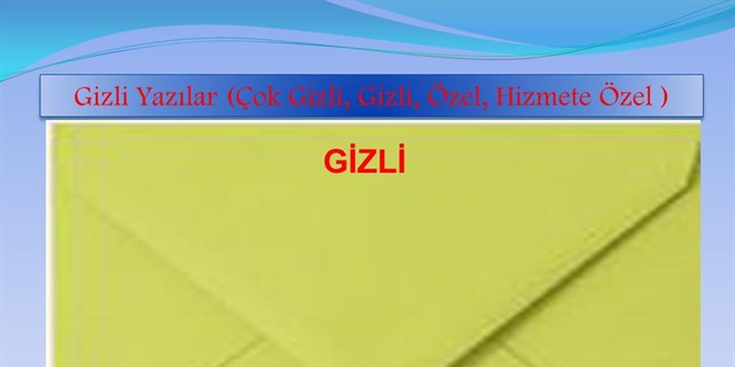 Gizlilik Dereceli Belgelerde Ynetmelii Resmi Gazete'de yaymland