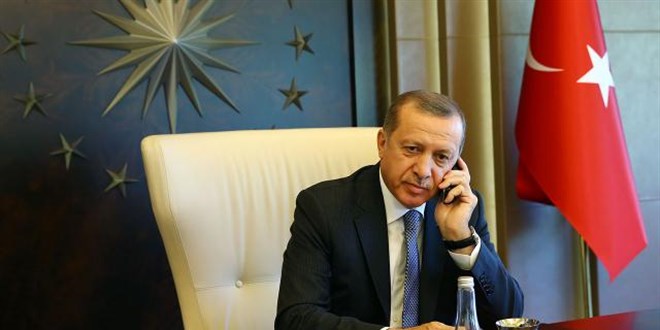 Cumhurbakan Erdoan liderlerle bayramlat