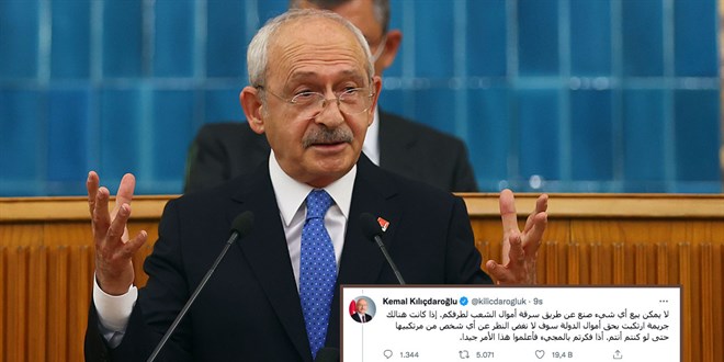 Kılıçdaroğlu Arapça tweet attı: Bu işte bir damla mürekkebi olan herkes vatan hainidir!